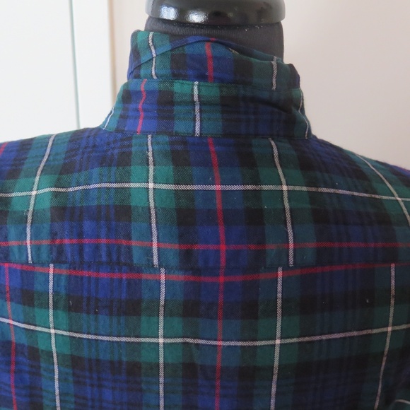 Polo Ralph Lauren Plaid Blouse with Bow-Tie Collar - Picture 7 of 13